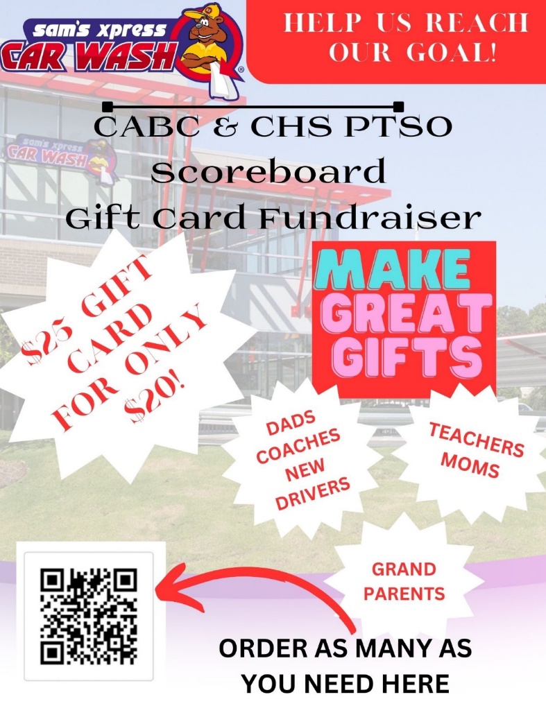 Gift Card fundraiser bulletin